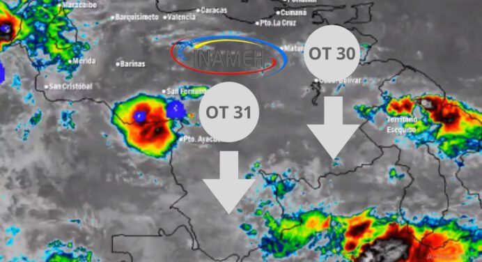 Onda tropical número 30 generará lluvias en gran parte de país