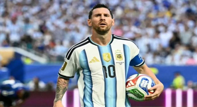 Messi expresó su solidaridad por las víctimas de los terremotos en Venezuela