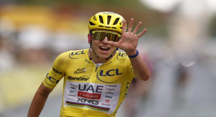 Pogacar entró en la historia dorada del Tour de Francia