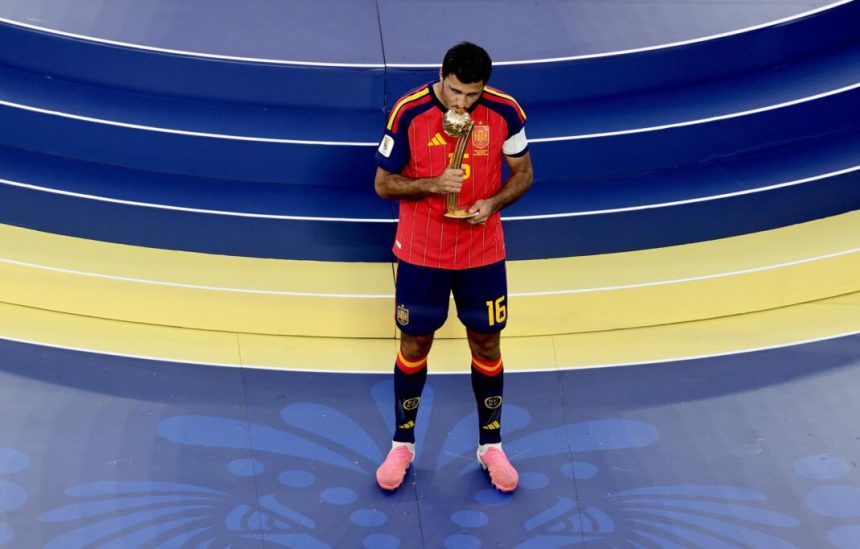 Rodri Hernández es el mejor jugador del Mundial 2026 1 Rodri