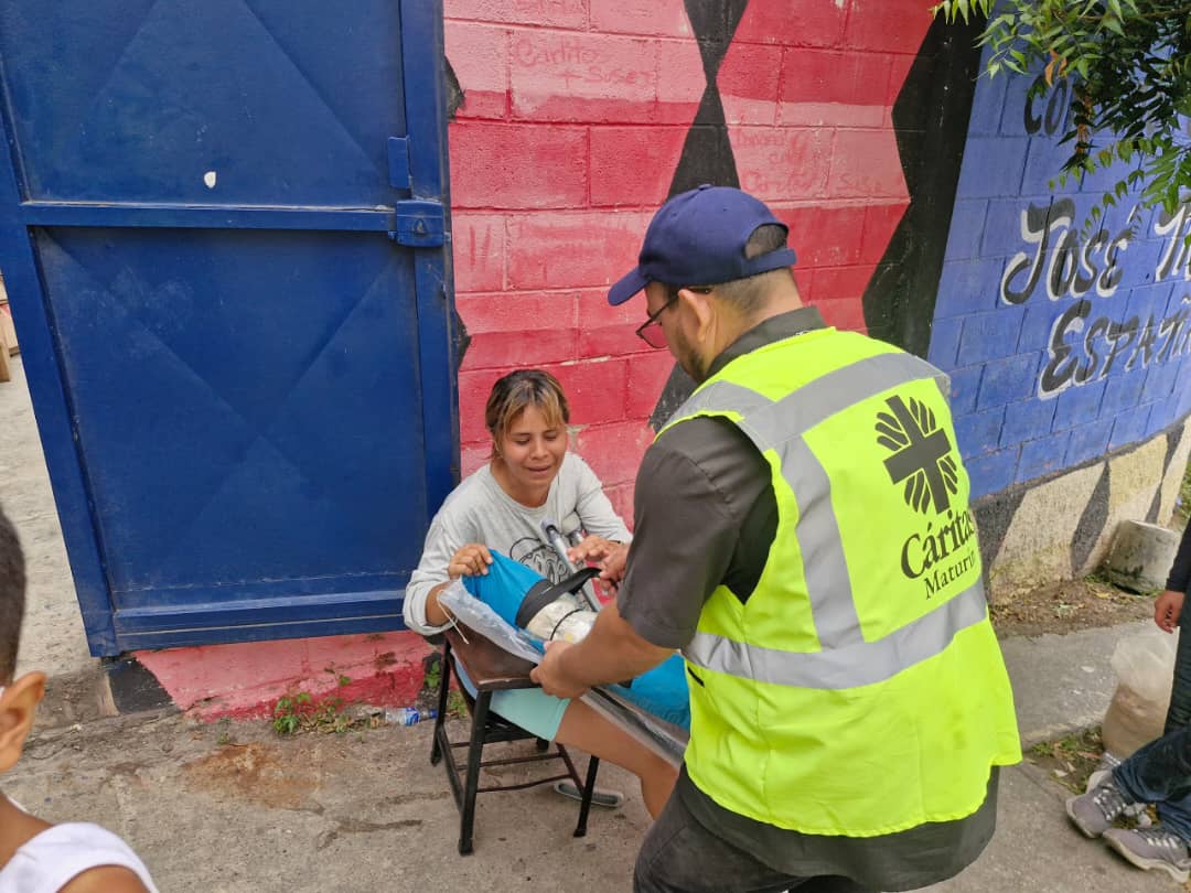 Equipo de Cáritas Maturín regresa a Monagas tras apoyar a afectados por terremotos 9 ayuda000