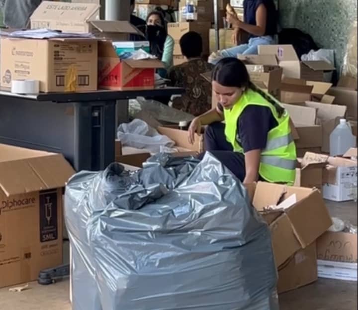 Medicinas e insumos recolectados en Tipuro llegan a la UCV para apoyar a La Guaira 1 insumos