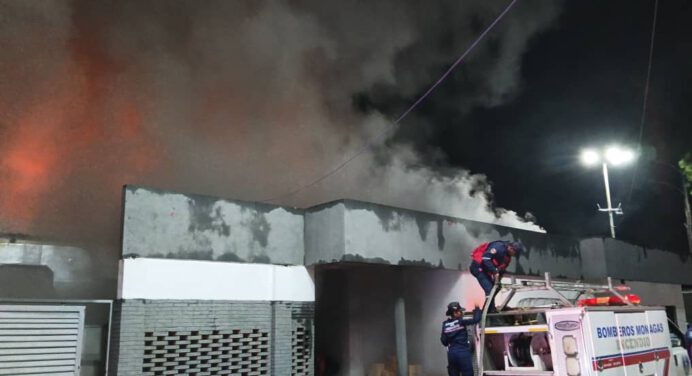 Incendio en el área de farmacia de clínica de Pdvsa Maturín dejó pérdidas materiales