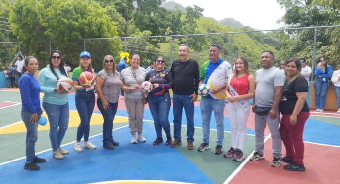 Rehabilitada cancha de Los Corocillos
