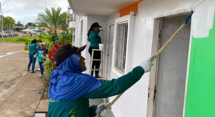 Inició recuperación de fachadas en la Avenida Libertador de Maturín
