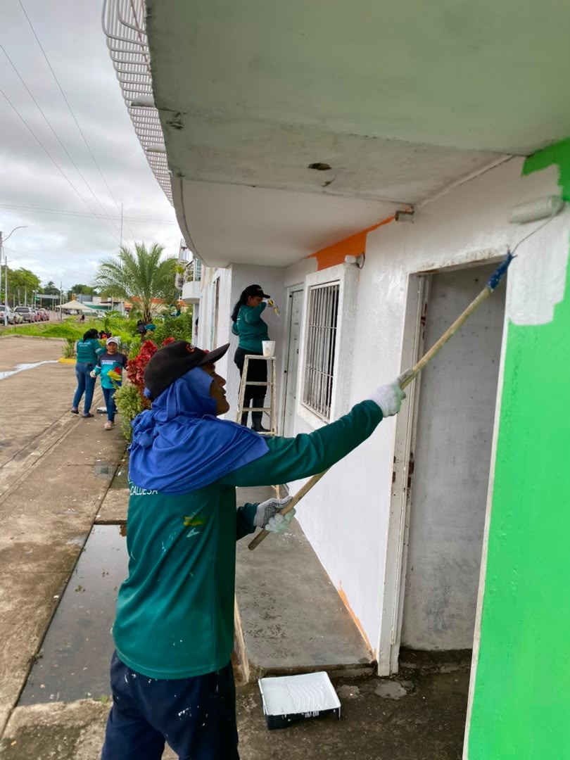 Inició recuperación de fachadas en la Avenida Libertador de Maturín 1 fachadas