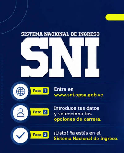 Extienden plazo para el registro del Sistema Nacional de Ingresos Universitarios (SNI) 2 Sistema Nacional de Ingresos
