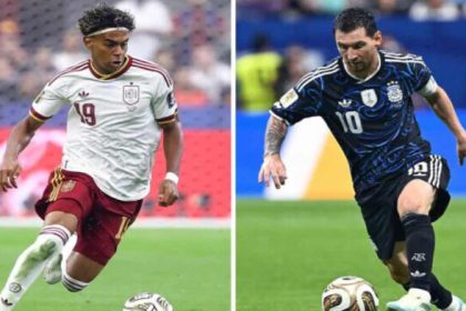 Lamine y Messi