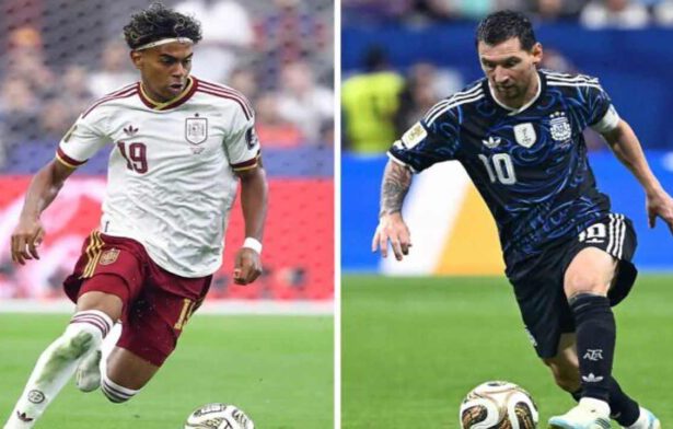 Lamine y Messi
