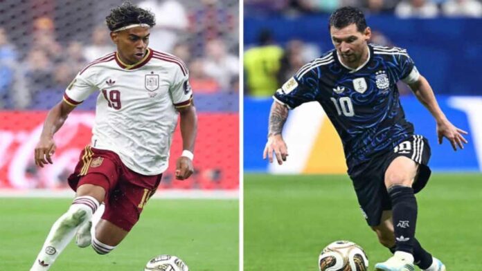 Lamine y Messi