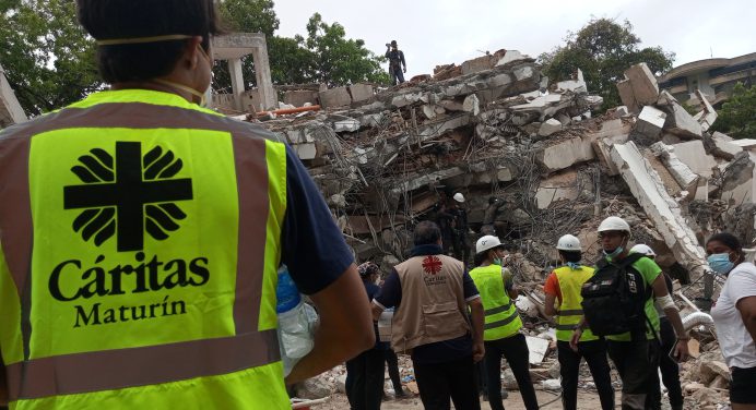 Equipo de Cáritas Maturín regresa a Monagas tras apoyar a afectados por terremotos