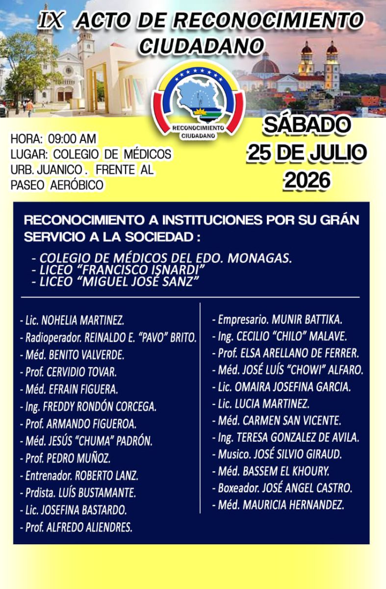 28 personalidades recibirán el 25 de julio el Reconocimiento ciudadano 2 reconocimiento IX