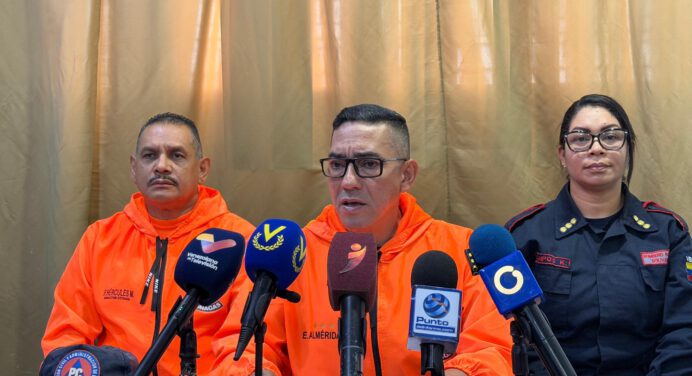Más de 900 funcionarios monitorean lluvias en Monagas