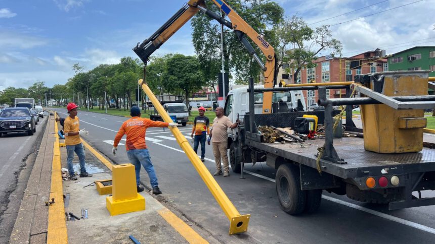 Instalado semáforo ubicado frente al terminal de Maturín 1 semáforo