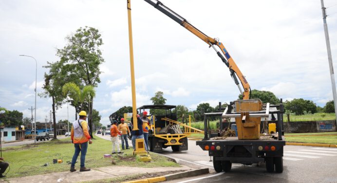 Alcaldía recuperó red de semáforos de la Avenida Libertador de Maturín