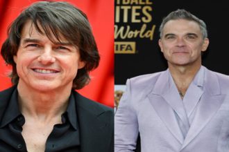 Tom Cruise y Robbie Williams