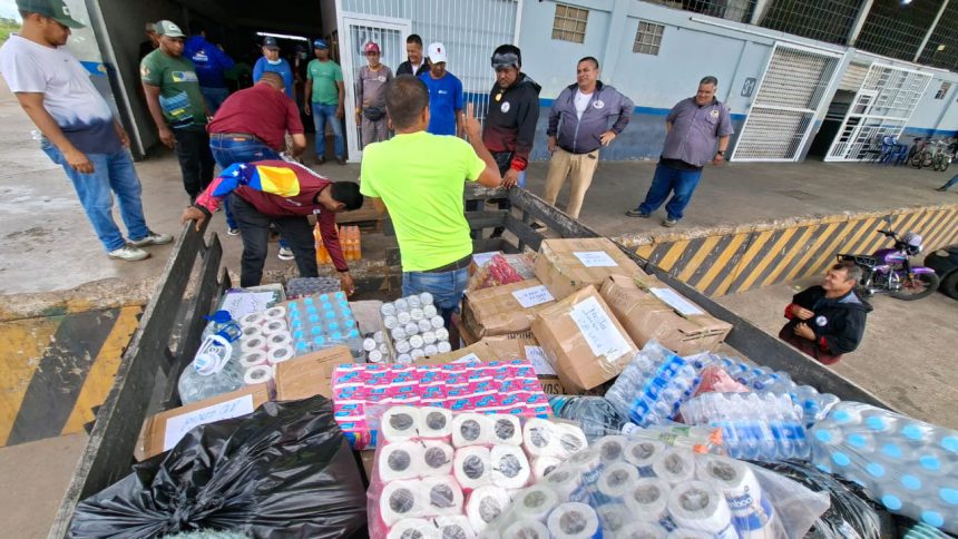 Transportistas de Monagas envían ayuda a familias afectadas de Caracas y La Guaira 1 transporte