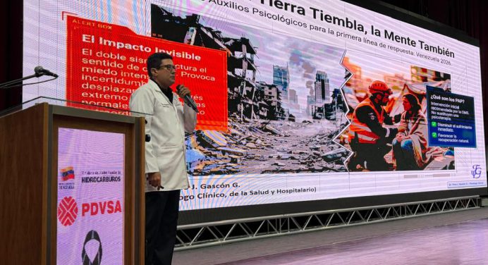 Instruyen primeros auxilios psicológicos a personal de Pdvsa⠀