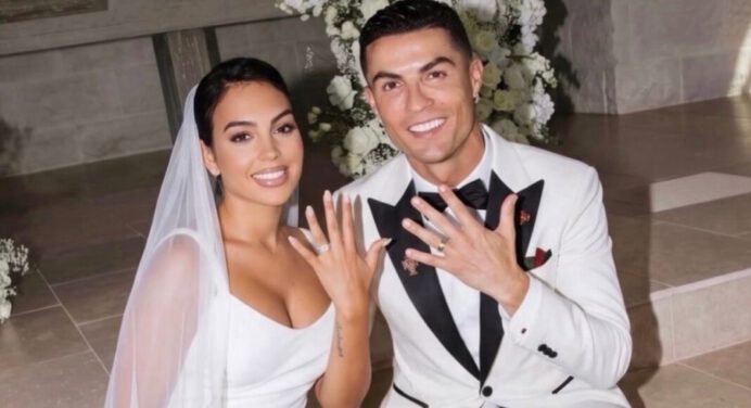 Cristiano Ronaldo y Georgina confirmaron su matrimonio