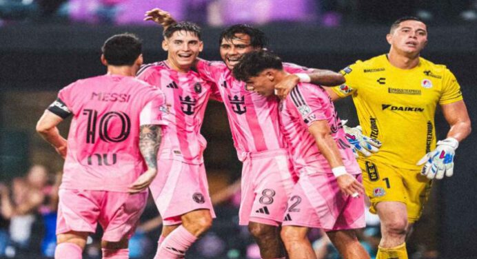 Messi lideró y Telasco anotó en la goleada del Inter Miami