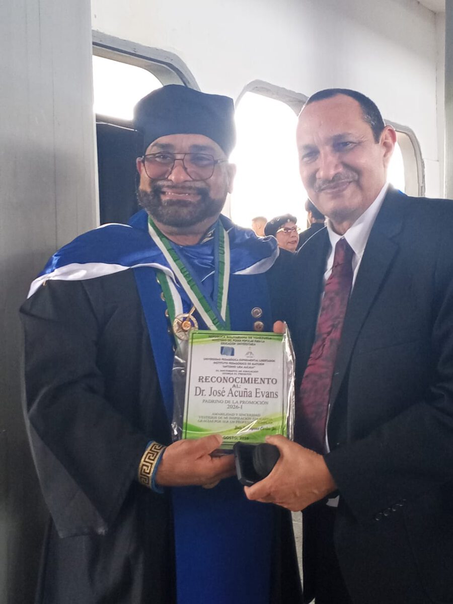 Carlos Bain Rodríguez recibió título de Doctor en Educación en la Upel - IPM 4 Junto al Dr. Jose Acuna Evans