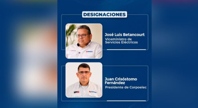 Presidenta Delcy Rodríguez designa nuevas autoridades en Servicios Eléctricos y Corpoelec