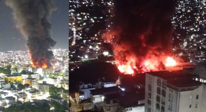 Incendio controlado en la zona industrial de El Llanito: Tres galpones afectados