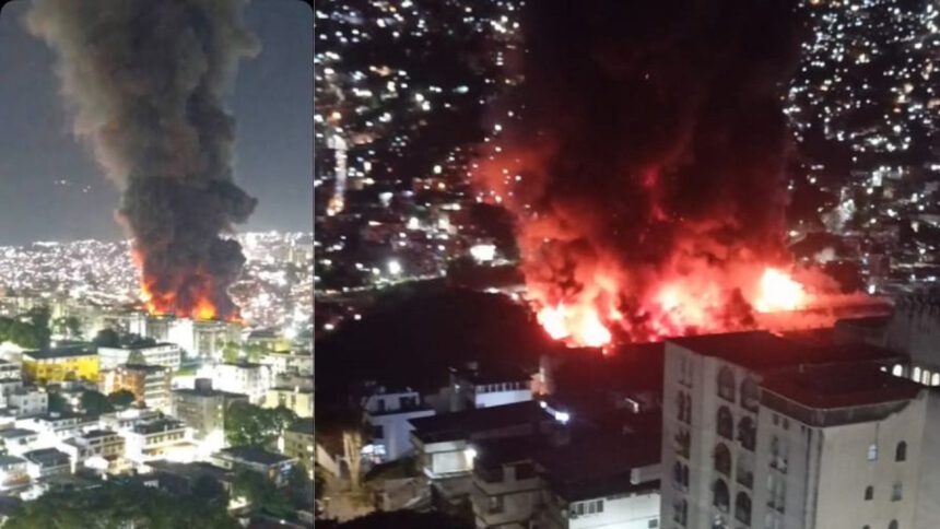 Incendio controlado en la zona industrial de El Llanito: Tres galpones afectados 1 incendio