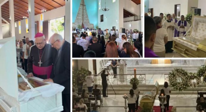 La iglesia y la feligresía se despiden de monseñor Tulio Ramírez