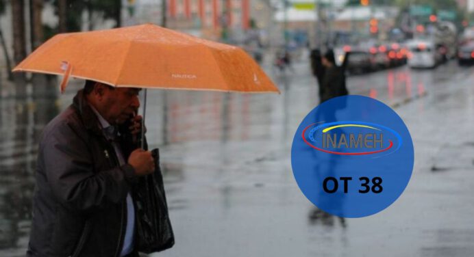Desplazamiento de la onda tropical 38 por el occidente del país