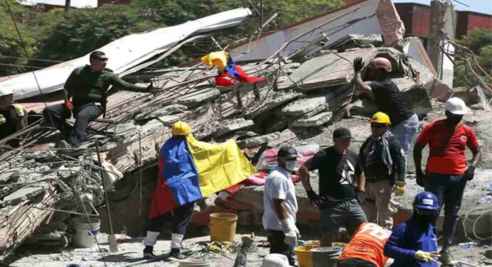 Cifra actualizada del Gobierno de Colombia: 312 víctimas por el terremoto