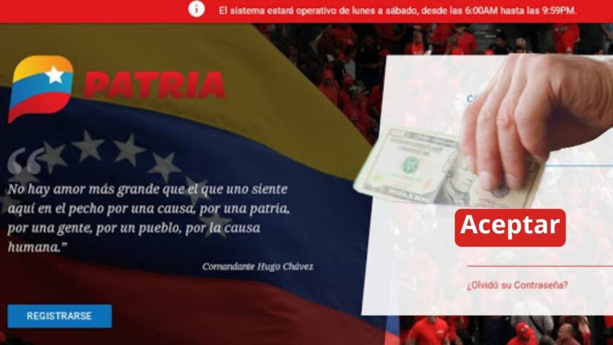 Patria deposita plata