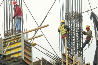 trabajadores de la construcción