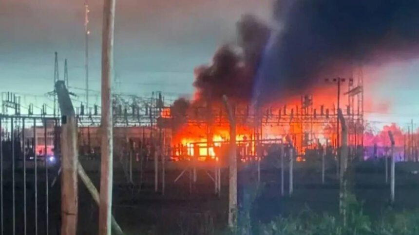 Incendio de una estación eléctrica provoca un apagón en la ciudad argentina de La Plata 1 estación