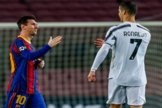 Messi y Cristiano Ronaldo