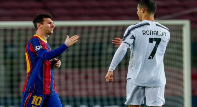 Cristiano Ronaldo expresó sus condolencias a Messi por fallecimiento de su padre
