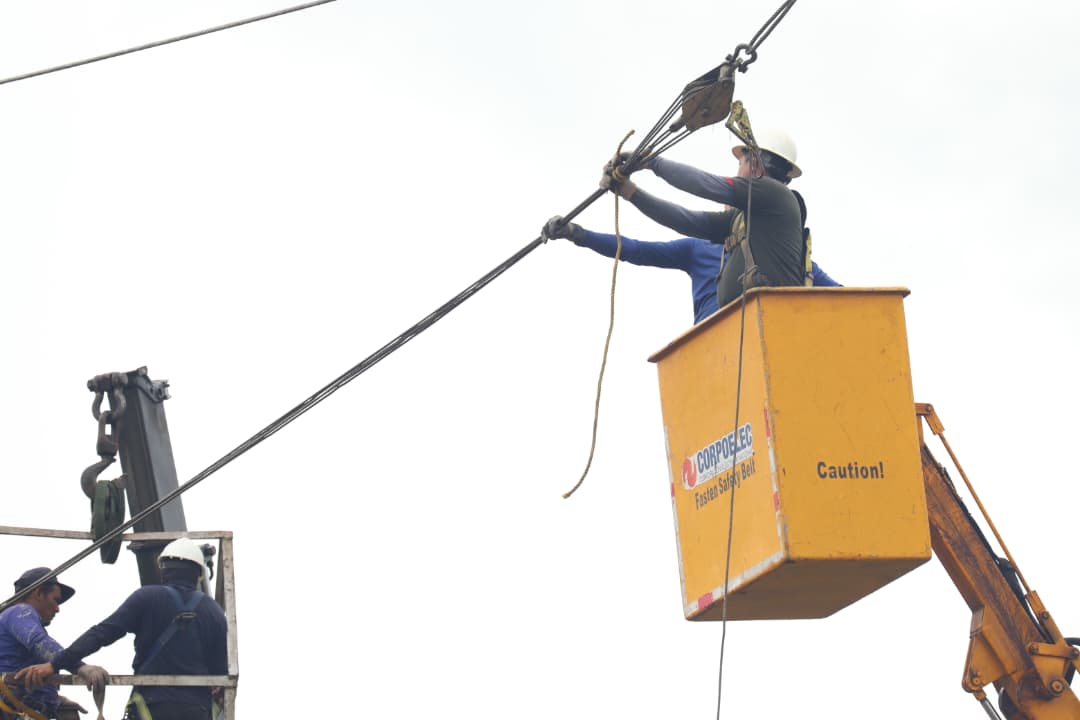 Inician fase final de adecuación y tendido para la recuperación eléctrica en Bolívar y Punceres 4 Punceres4