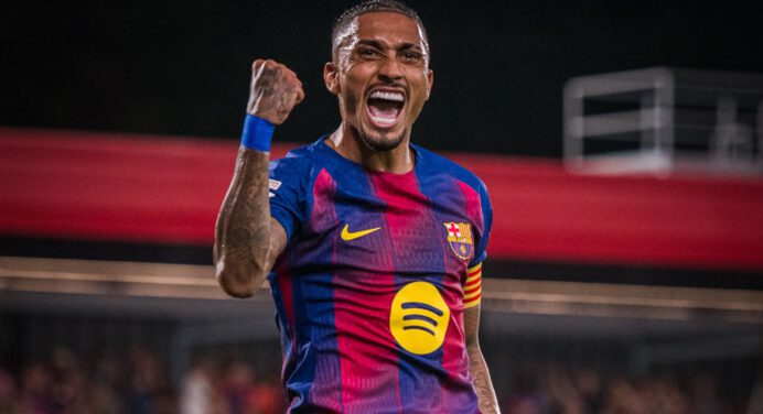 Raphinha será el primer capitán del Barcelona