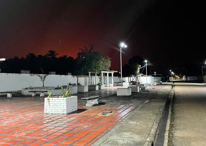Alcaldía impulsa plan de alumbrado público para espacios más seguros en Santa Bárbara 1 alumbrado
