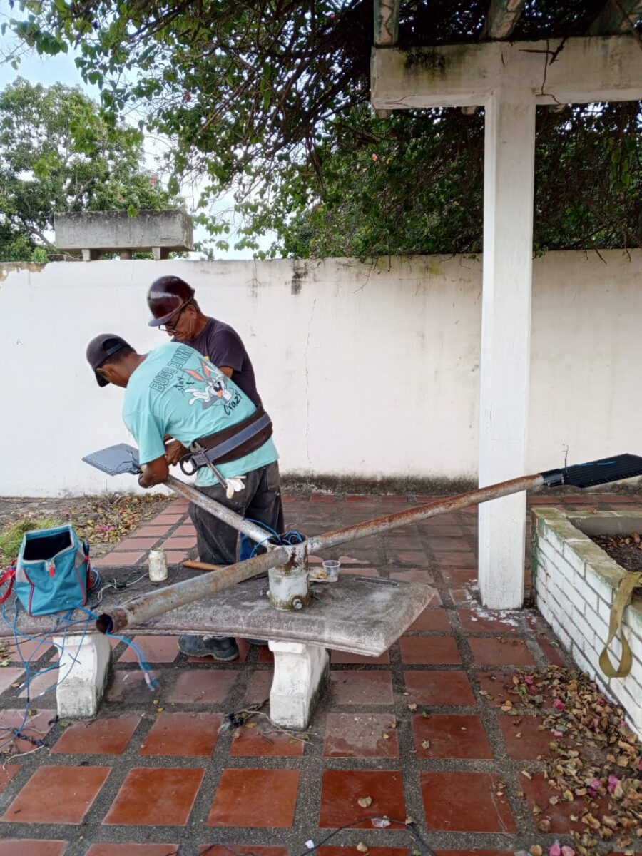 Alcaldía impulsa plan de alumbrado público para espacios más seguros en Santa Bárbara 3 alumbrado3 1
