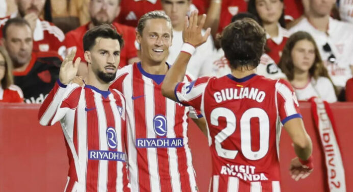 Atlético y Julián Álvarez se dan una alegría ante el Sevilla