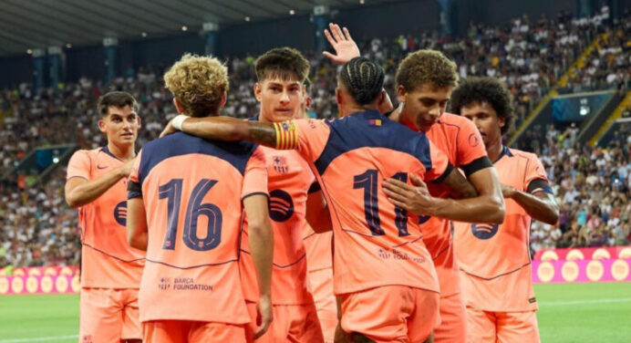 Barça ganó al Nottingham con gol de Raphinha y cayó por la mínima ante Udinese