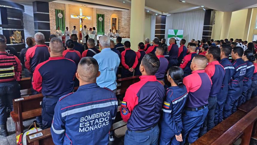 Con misa y reconocimientos conmemoran día del Bombero en Monagas 1 bomberos
