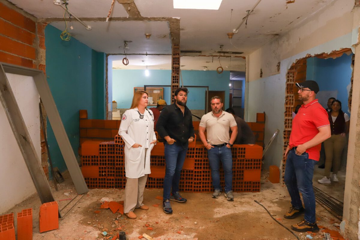 Gobernador Luna inspecciona avances de la rehabilitación del Centro Cardiovascular 2 cco2