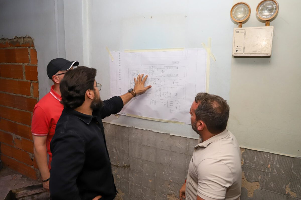 Gobernador Luna inspecciona avances de la rehabilitación del Centro Cardiovascular 4 cco4