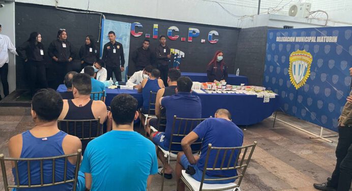 Realizan jornada de atención médica a privados de libertad en el Cicpc Maturín
