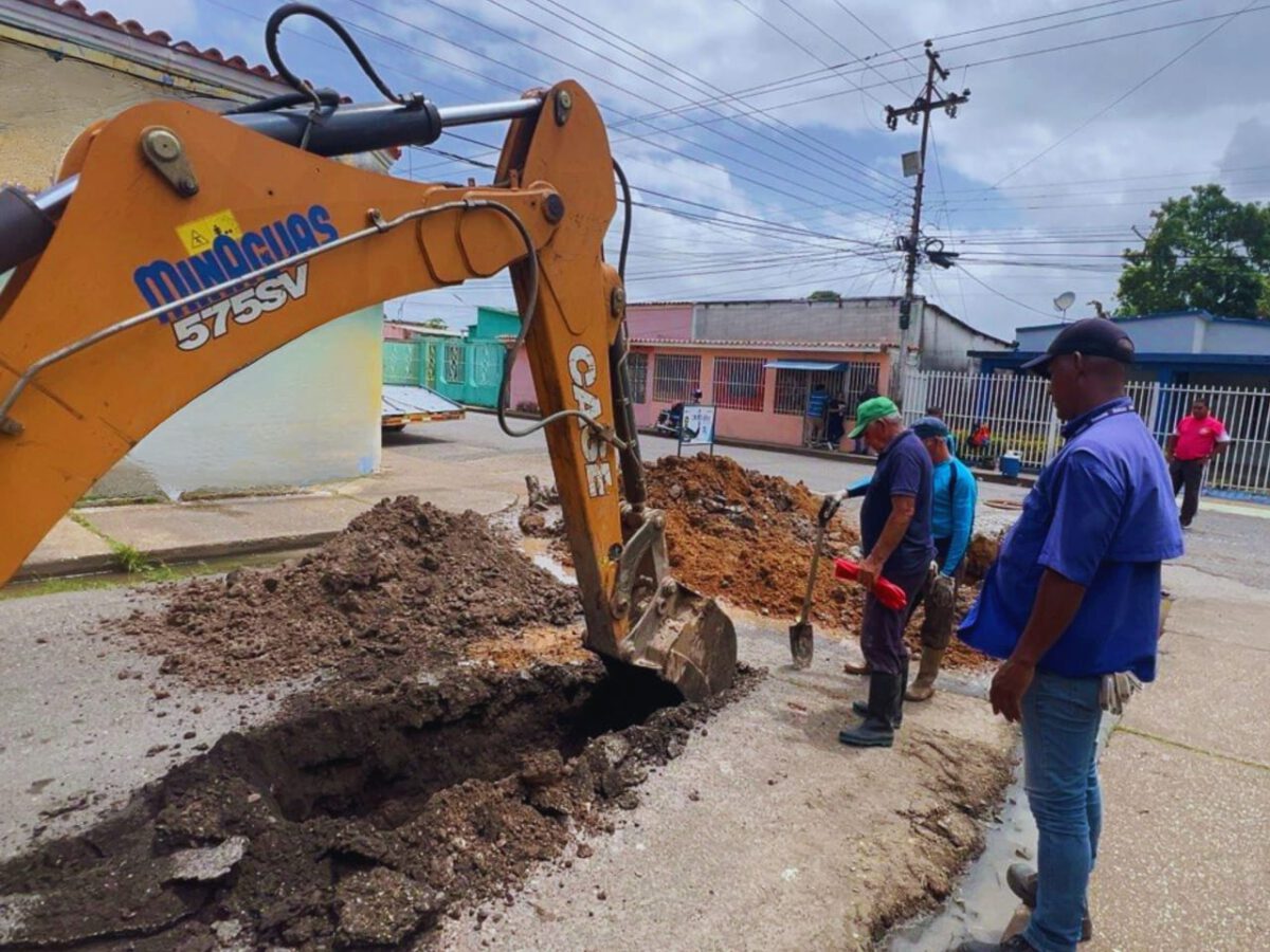 Sustituyen 10 metros de colector en el sector El Paraíso de Maturín 3 colector3