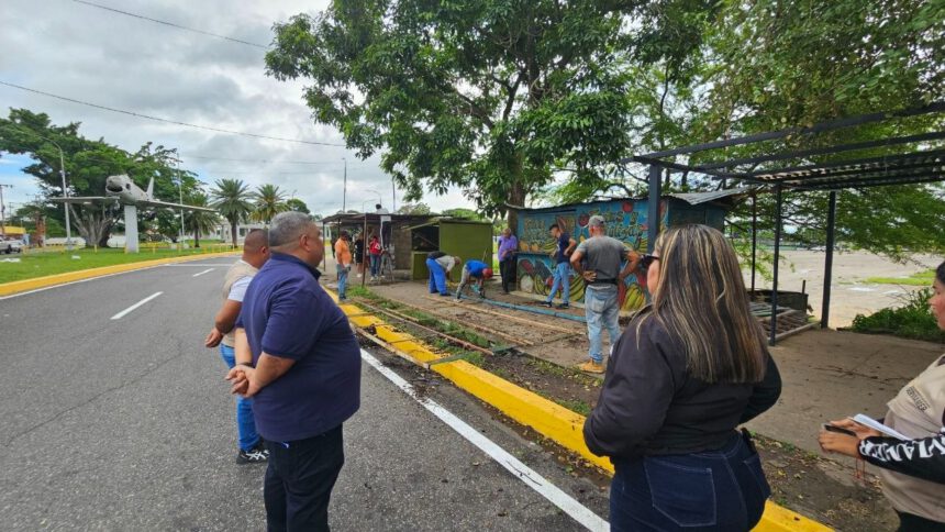 Alcaldía realiza despeje de áreas públicas en la Avenida El Ejército de Maturín 1 despeje