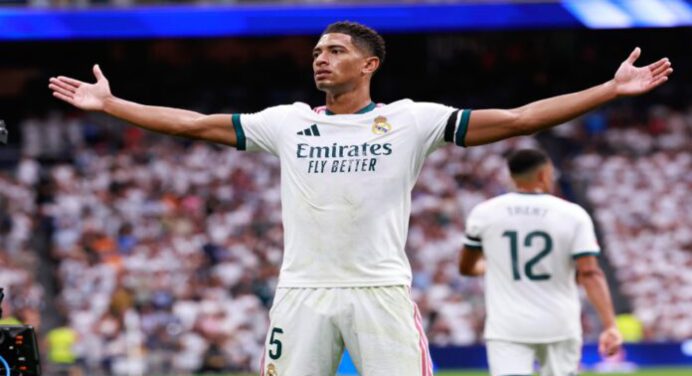 Bellingham lideró recital del Real Madrid frente a su público