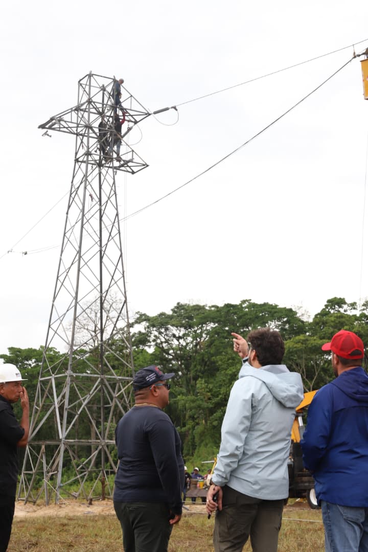 Inician fase final de adecuación y tendido para la recuperación eléctrica en Bolívar y Punceres 5 luna1111